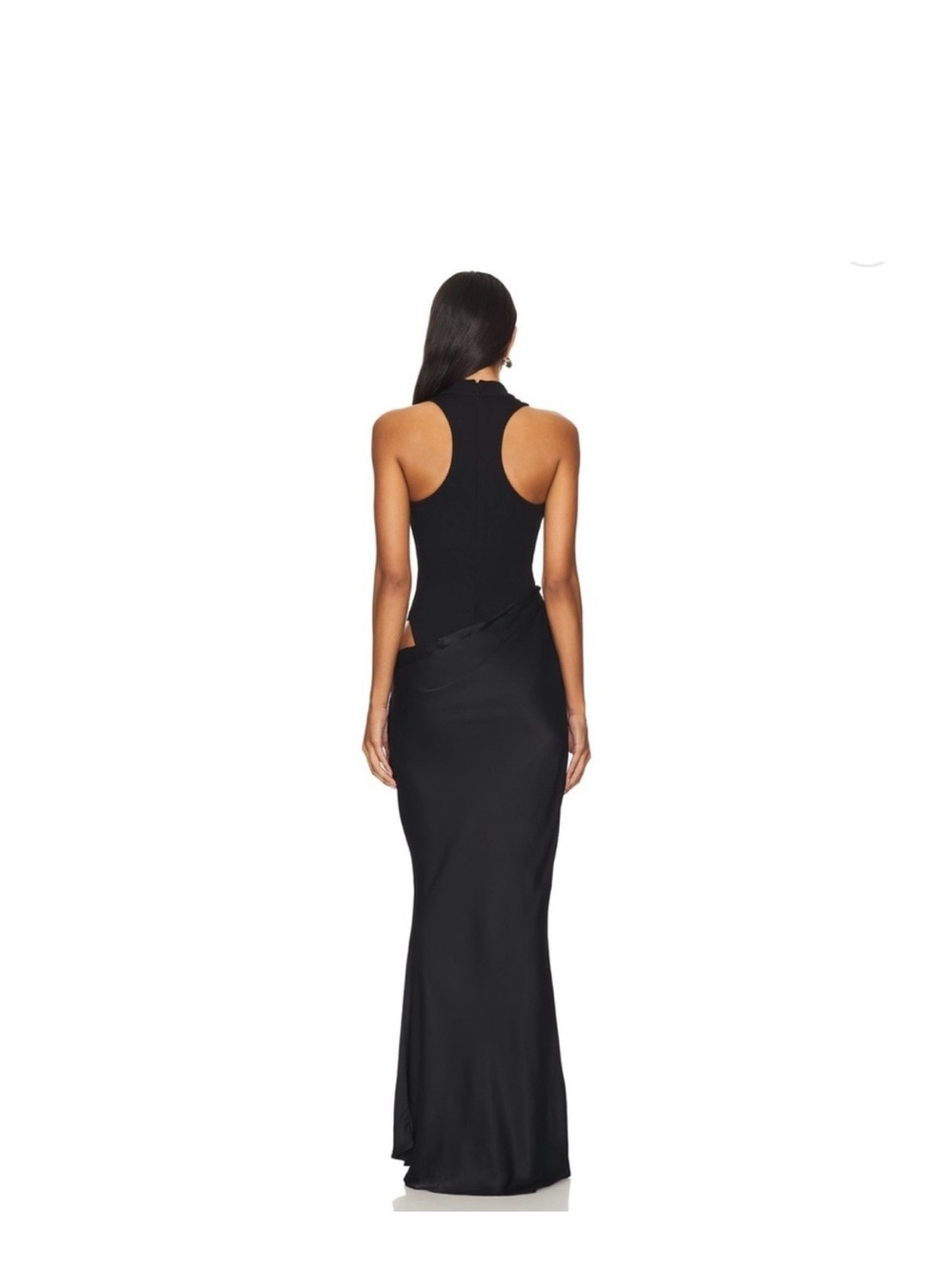 Camila Coelho Black Backless Halter Gown - Picture 2 of 6